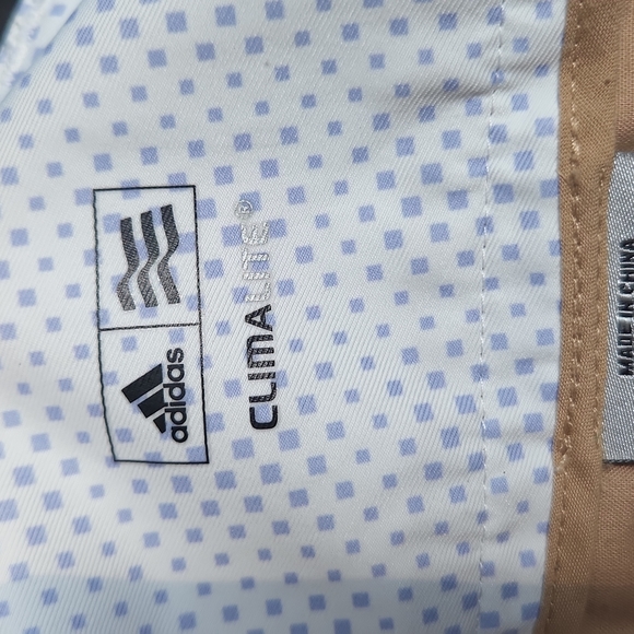 Adidas white/ purple golf shorts - Picture 4 of 5